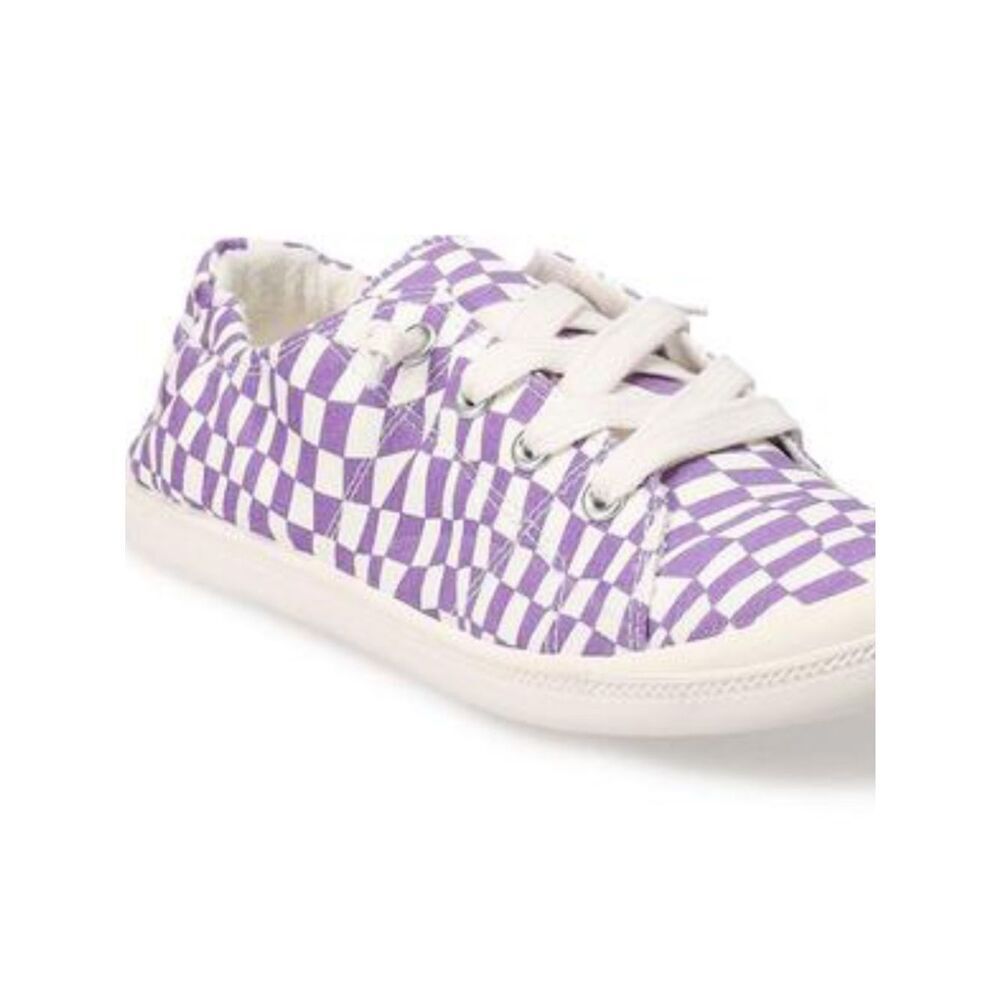 Slip on sneakers size 8 purple